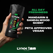 Load image into Gallery viewer, Lynx Africa 12-H Refreshing Fragrance Shower Gel Body Wash for Men, 6x225ml