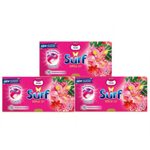 Load image into Gallery viewer, Surf 3 in 1 Laundry Washing Detergent Capsules Tropical Lily, 26 Washes, Pack of 3
