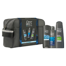 Load image into Gallery viewer, Dove Men+Care Cleanse+Care Washbag Gift Set 3 piece, Choose your pack 1,2,3 or 4