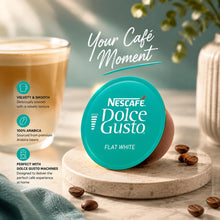 Load image into Gallery viewer, Nescafe Dolce Gusto Coffee Pods Caps Box of 16 Flat White