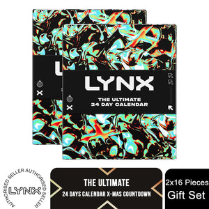 Lynx Advent Calendar 24 Day Grooming Gift Set with Shower Gel Deodorant & Sprays