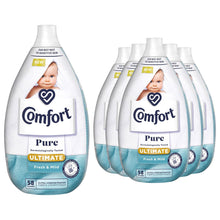 Load image into Gallery viewer, Comfort Pure Ultimate Ultra-Concentrated Fabric Conditioner Fresh&amp;Mild 6x 58W
