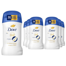Load image into Gallery viewer, Dove Women Original Anti-Perspirant Deo Stick w/ 72H Sweat Protection 50ml, 6 Pk