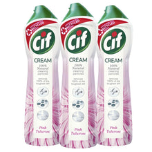 Load image into Gallery viewer, 3pk Cif 100% Natural Cleaning Particles Pink Tuberose Creams, 500ml