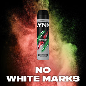 Lynx XL Antiperspirant Africa The G.O.A.T. of Fragrance Deodorant 200ml, 6 Pack