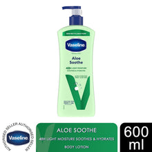 Load image into Gallery viewer, Vaseline Intensive Care Aloe Soothe Body Lotion, 600ml for Dry Skin Care