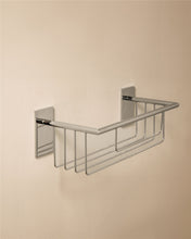 Load image into Gallery viewer, COSMIC Shower Basket Light grey Adhesive Measures 10 x 12 x 30.5 cm