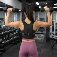 Load image into Gallery viewer, Aquarius Magnetic Adjustable Therapy Back Shoulder Corrector Belt Black, Pack 4