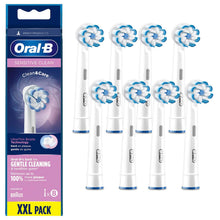 Load image into Gallery viewer, Oral-B Sensi Clean Power Toothbrush Refill Heads, Pack of 8