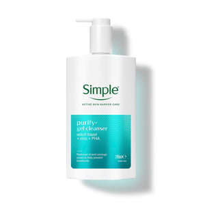 Simple Face Wash Cleanser Purify, Repair, Hydrate, Age Resist, Smooth+ Gel,240ml
