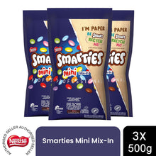Load image into Gallery viewer, Smarties Mini Pieces (Mix-In) Milk Chocolate Sweets Pouch 500g