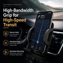 Load image into Gallery viewer, Aquarius Universal Car PhoneHolder Air Vent Mount 360 Rotation Hands Free Black