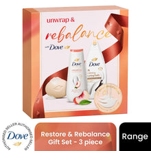 Load image into Gallery viewer, DOVE Restore &amp; Rebalance Gift Set 3 piece, Choose Your Pack Size 1,2,3 or 4
