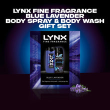 Load image into Gallery viewer, LYNX Fine Fragrance Blue Lavender Gift Set 2 piece, Choose Your Pack Size 1,2,3 or 4