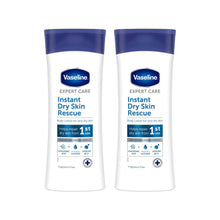 Load image into Gallery viewer, Vaseline Body Lotion Expert Care Instant Dry Skin Rescue Hydration 400ml, 2 Pack
