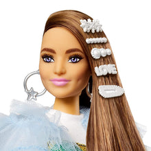 Load image into Gallery viewer, Barbie Extra Doll With Long Brunette Hair &amp; Pet Crocodile With Extra Accessories