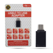 Load image into Gallery viewer, FX USB C to USB Adapter for All Type C Devices, Black