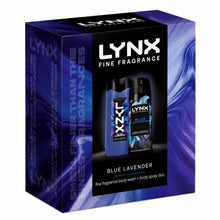 Load image into Gallery viewer, LYNX Fine Fragrance Blue Lavender Gift Set 2 piece, Choose Your Pack Size 1,2,3 or 4