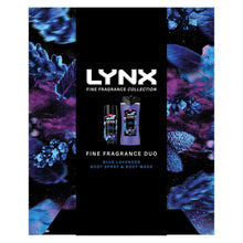 Load image into Gallery viewer, Lynx Fine Fragrance Duo Collection Blue Lavender 2 Pieces Gift Set for Him