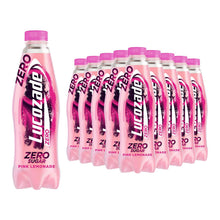 Load image into Gallery viewer, Lucozade Pink Lemonade Zero Sugar Energy 12x900ml Multipack