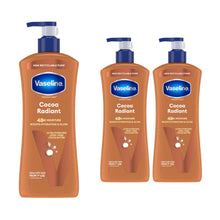 Load image into Gallery viewer, Vaseline Intensive Care Cocoa Radiant Body Lotion, 3 pack, 600ml for Dry Skin