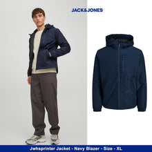 Load image into Gallery viewer, Jack &amp; Jones Men's Long Sleeves Sprinter Outdoor Jacket Navy Blazer, Size XL