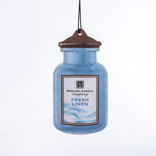Load image into Gallery viewer, Swizzels English Candle Company EC2D3 Fresh Linen Car Air Freshener, Pack of 2