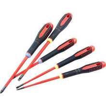 Load image into Gallery viewer, BAHCO 5PC ERGO VDE SCREWDRIVER SET SL/PH/TX