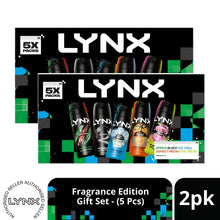 Load image into Gallery viewer, LYNX Fragrance Edition Gift Set 5 piece, Choose your pack 1,2,3 or 4