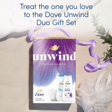 Load image into Gallery viewer, Dove Unwind Duo Advance Gift Set with Exfoliating &amp; Anti Stress Bodywash