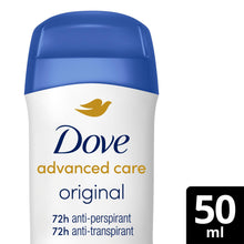 Load image into Gallery viewer, Dove Women Original Anti-Perspirant Deo Stick w/ 72H Sweat Protection 50ml, 3 Pk