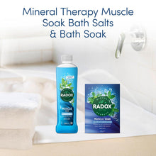 Load image into Gallery viewer, Radox Soak &amp; Soothe Bathing Collection with Muscle Soak Gel &amp; Salts Gift Set