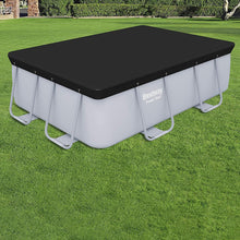 Load image into Gallery viewer, Bestway Flowclear Rectangular Black Power Steel PVC Tarpaulin, 282 x 196 cm
