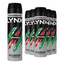 Load image into Gallery viewer, Lynx XL Antiperspirant Africa The G.O.A.T. of Fragrance Deodorant 200ml, 6 Pack