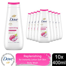 Load image into Gallery viewer, Dove Advanced Care Body Wash Replenishing 24H Renewing Micromoisture 400ml, 10Pk