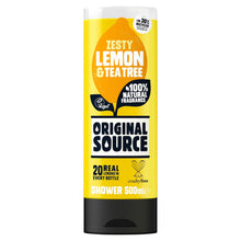 Load image into Gallery viewer, Original Source Vegan Shower Gel with 100% natural Fragrance 500ml, 6 Pack