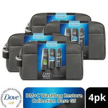 Load image into Gallery viewer, Dove Men+Care Restore Washbag Essentials Gift Set, Choose Pack Size 1,2,3 or 4