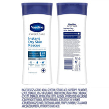 Load image into Gallery viewer, Vaseline Body Lotion Expert Care Instant Dry Skin Rescue Hydration 400ml, 2 Pack