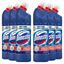 Load image into Gallery viewer, Domestos Original Blue Bleach 6x750ml