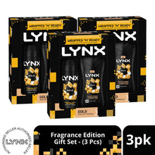 Load image into Gallery viewer, LYNX Gold Duo Gift Set 2 piece, Choose your pack 1,2,3 or 4