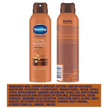 Load image into Gallery viewer, Vaseline Body Lotion Intensive Care Cocoa Radiant Spray Moisturiser 190ml,6 Pack