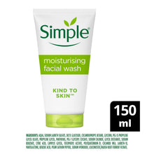 Load image into Gallery viewer, Simple Face Wash-Moisturising, Refreshing, Clear Pore Scrub or Glow 150ml, 6Pack