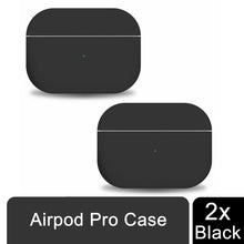 Load image into Gallery viewer, Airpods Pro Case Scratch-Absorbing Protecting Cover, Black, 2pk