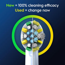 Load image into Gallery viewer, Oral-B Floss Action White X-Filaments Toothbrush Replacement Heads, Pack of 4