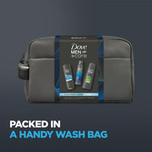 Load image into Gallery viewer, Dove Men+Care Cleanse+Care Washbag Gift Set 3 piece, Choose your pack 1,2,3 or 4