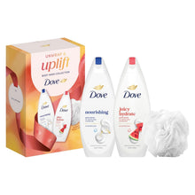 Load image into Gallery viewer, DOVE Unwrap &amp; Uplift Body Wash Gift Set 2 piece, Choose your pack 1,2,3 or 4