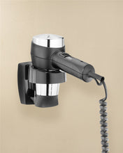 Load image into Gallery viewer, COSMIC Hairdryer Black Installation with Screws Measures 25 x 45 x 11.5 cm