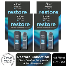 Load image into Gallery viewer, Dove Men+Care Restore Duo Gift Set Clean Comfort Bodywash &amp; Classic Deodorant