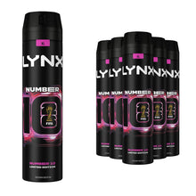 Load image into Gallery viewer, Lynx Number 10 FIFA Aerosol Body Spray Deo Citrus &amp; Watermelon Scent 250ml, 6 PK