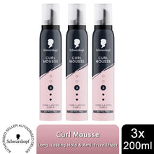 Load image into Gallery viewer, Schwarzkopf Styling Mousse 200ml – Curl HL3, Volume HL4, Power HL5 UK